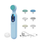 6 in 1 Electric Nail Files and Buffer Set, Electric Nail Drill Machine for Acrylic Gel Nails,